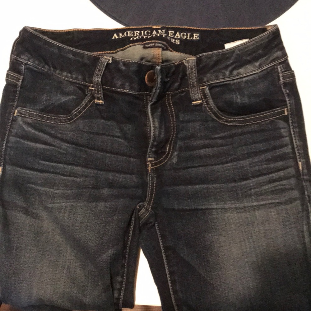 American Eagle Jeggings Low Rise 4 X Long